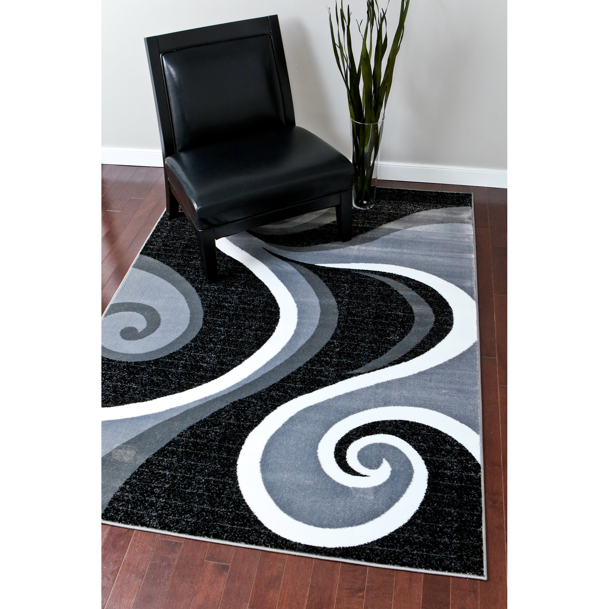 Persianrugs Abstract Gray Area Rug & Reviews Wayfair